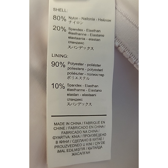 New Cupshe Colorblock One Piece Swimsuit Orange Peach‎ Tie Waist Summer Size S - Picture 9 of 10